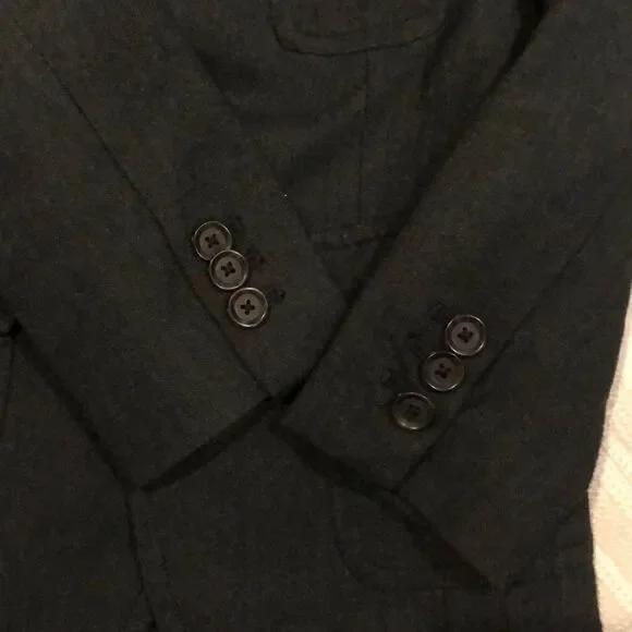 Polo Ralph Lauren Boys Charcoal Gray Two Button Blazer Size 5